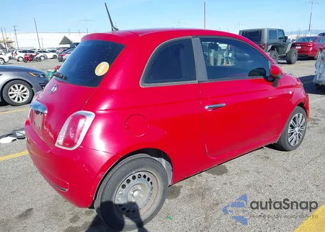2012 Fiat 500 Pop z USA, uszkodzony, nr VIN 3C3CFFAR9CT186810